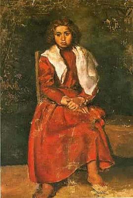 《赤足的少女》毕加索14岁作品.jpg